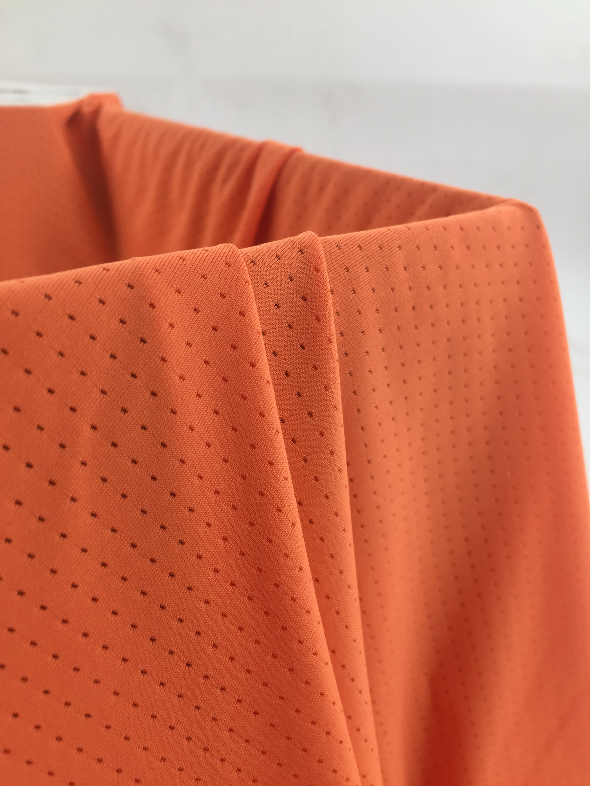 No8820 Customized Fabric Textile Raw Material Flocking Mesh Fabric Lace Nylon Span Lace Fabric