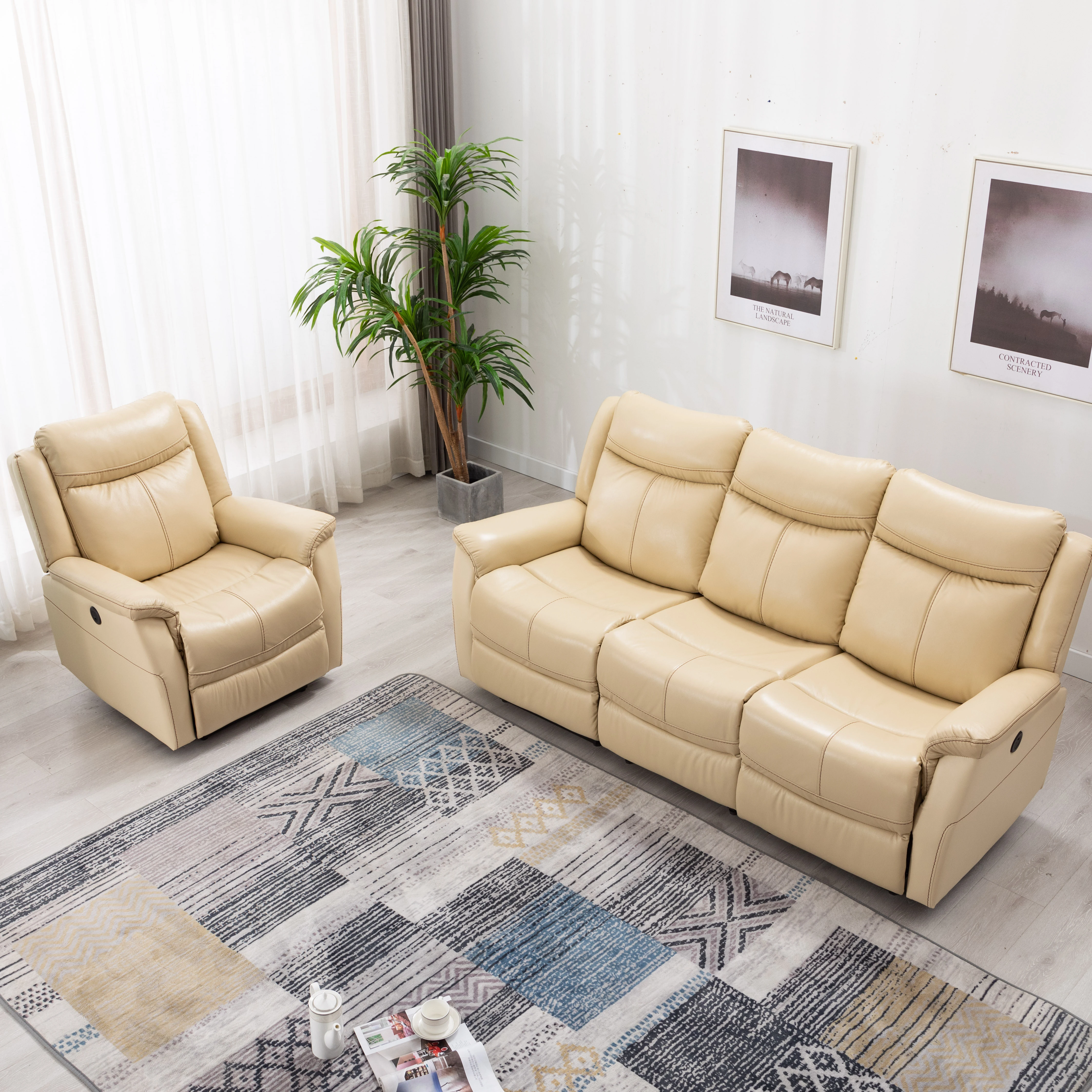 Timeless classic choice of living room sectional sofa