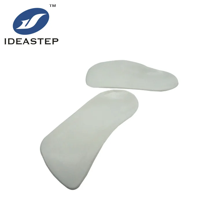 Ideastep foot care products orthotic 3/4 insole heat moldable PP shell for orthopedic shoe inserts