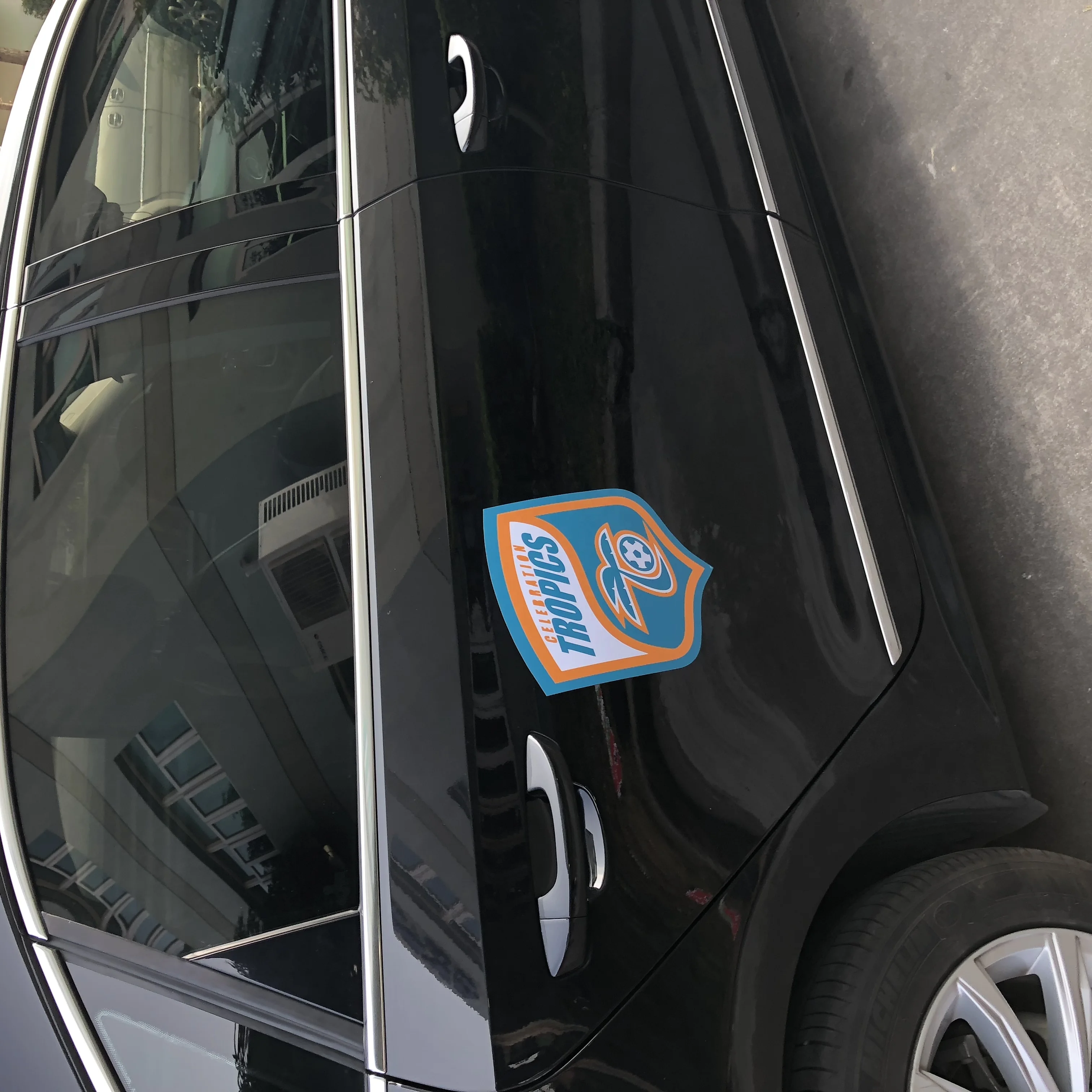 Decorative Outdoor Waterproof Anti-Uv Custom Car Door Bumper Magnets Logo Sticker Signs