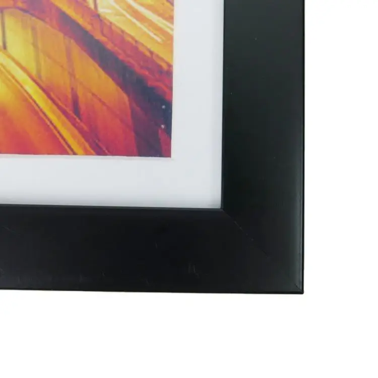 Customized size wood 8.5 x 11 11 x 14 plastic picture photo frame for wall MDF Photo Frame