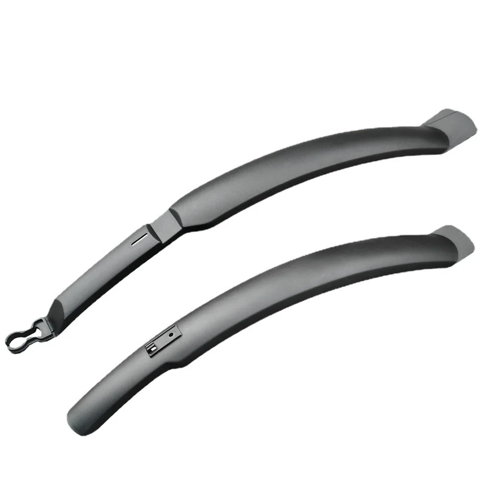 20/24/26' black plastic road mountain bike front and rear mudflap mtb mudguards bike fender mudguard bike bicycle fenders set