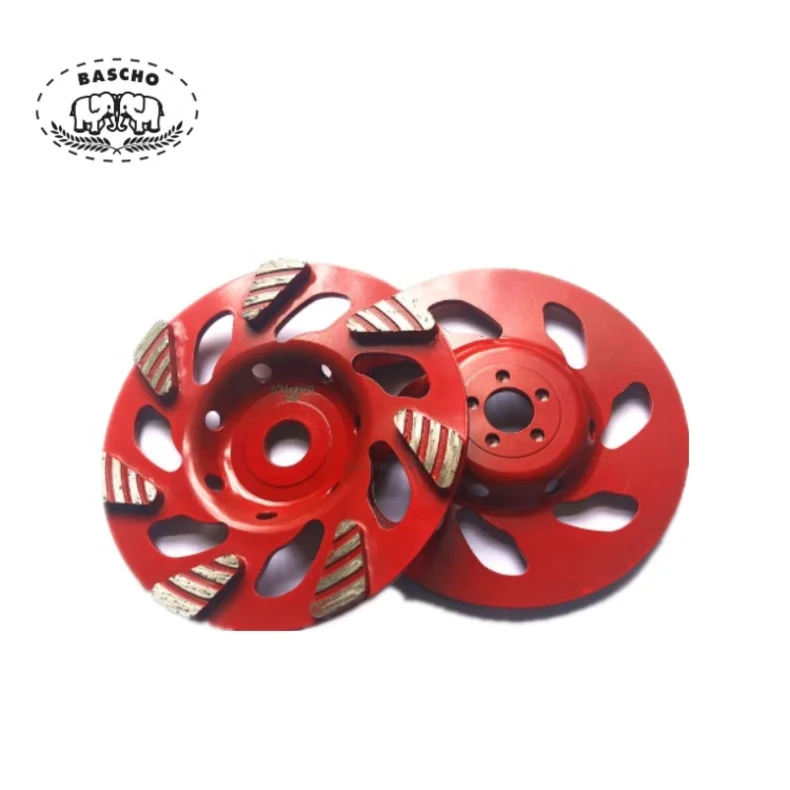 Steel ceramic tile concrete spilte segment diamond grinder cup wheels