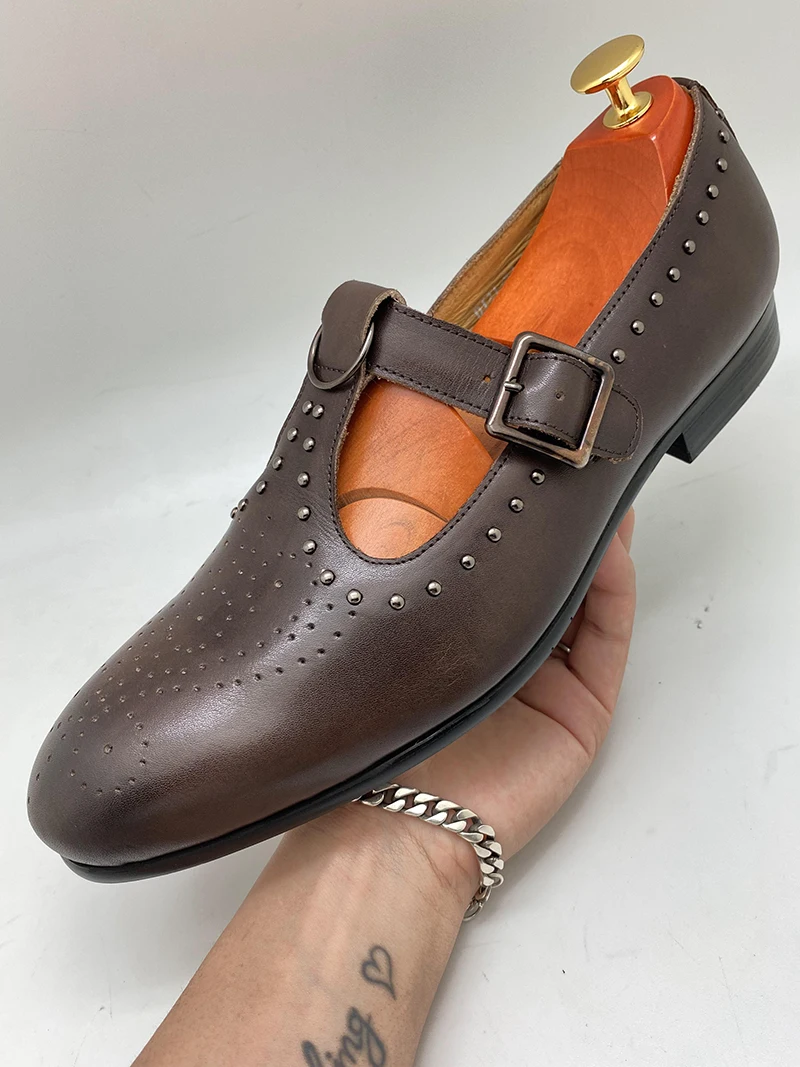 Casual men dress shoes summer wholesale sandals for leather men sandals