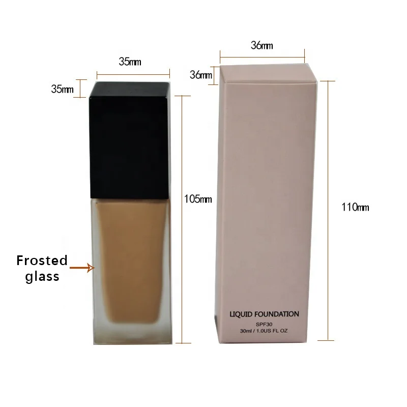 High quality foundation 30ml matte waterproof original face foundation
