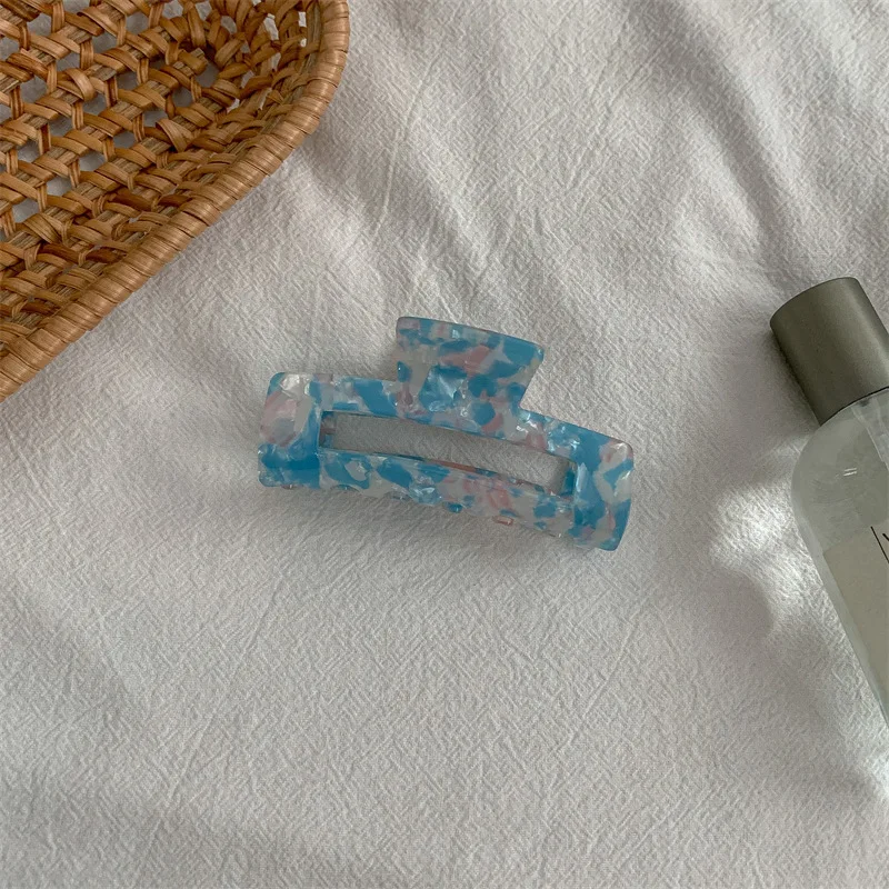 Factory Wholesale Women Hair Clamp Cheap PVC Acrylic Hair Claws Clips for Girls