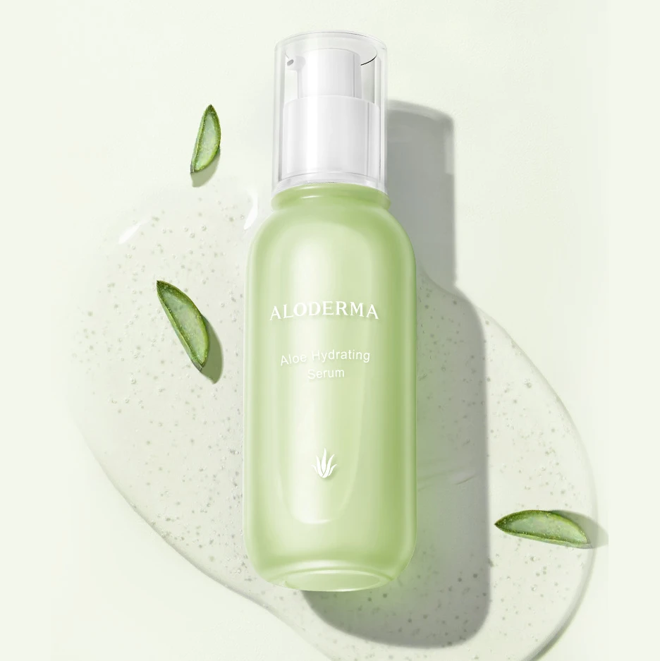 USA Aloderma Soothing and Repairing Skin Care Face basic Serum100ml Organic Aloe Moisturizing Face serum hydrating Dry Skin