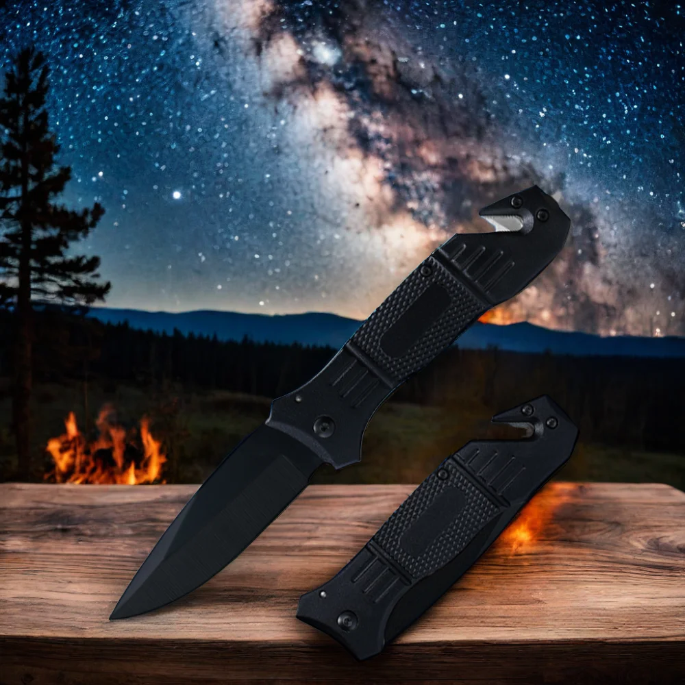 2024 Bestseller Outdoor Stainless Steel Aluminum Handle Karambit knife Tactical Camping Folding Survival Pocket Knife