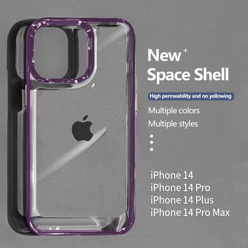Clear Protective Back Cover Acrylic Tpu Phone Case For Iphone 12 Mini 5.4 /12/12 Pro /12 Pro Max