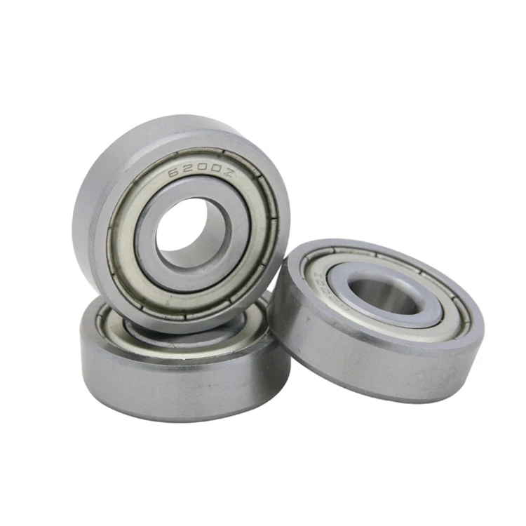 High Quality 6200ZZ 6200RS 10x30x9 mm Bicycle Deep Groove Ball Bearing 6200 for E Bike / Fans