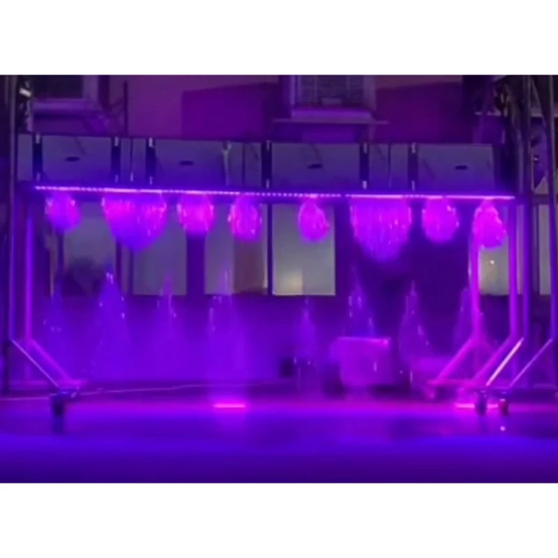 High Quality Stainless Steel Indoor Outdoor Dmx Controlled Writing Digital Graphic Water Rain Curtain Fountain