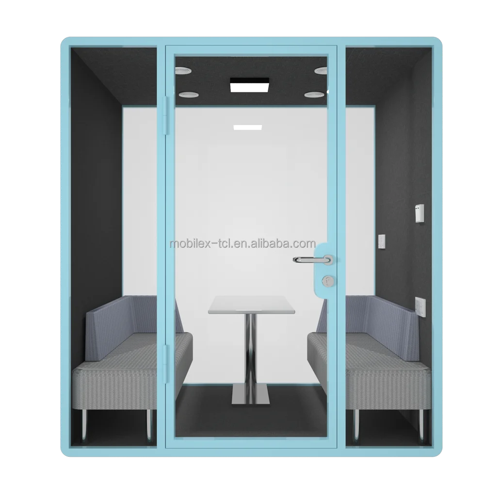 Professional soundproof audio booth portable for music education room for recording