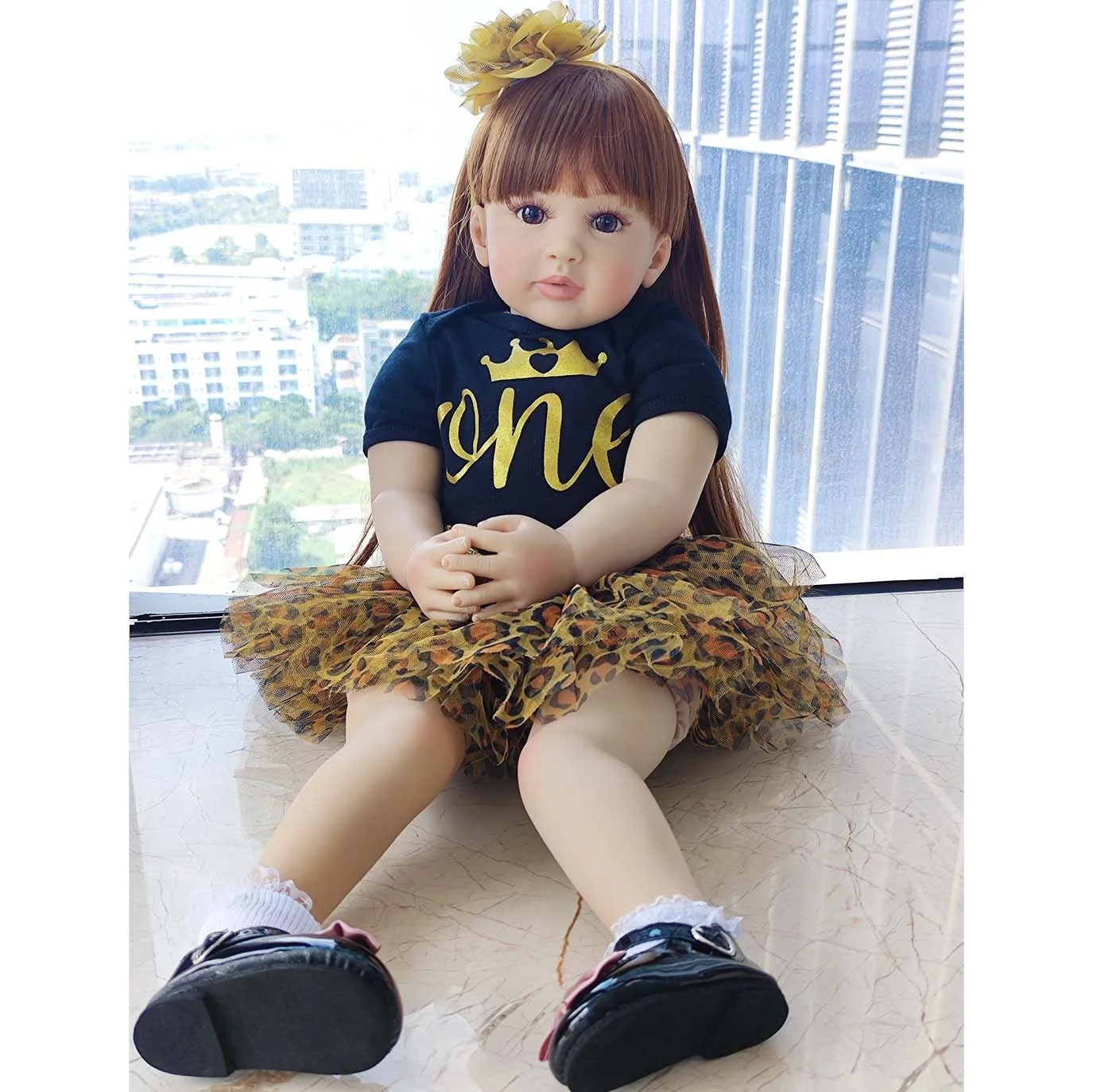 Набор кукол 60 см Реалистичная мини-игрушка имитация всего тела хлопок и винил реборн кукла живая