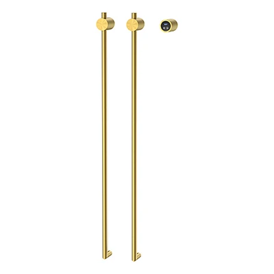 Modern Design SUS 304 Fast Heating Black Towel Radiator Infrared Heated Towel bar Warmer