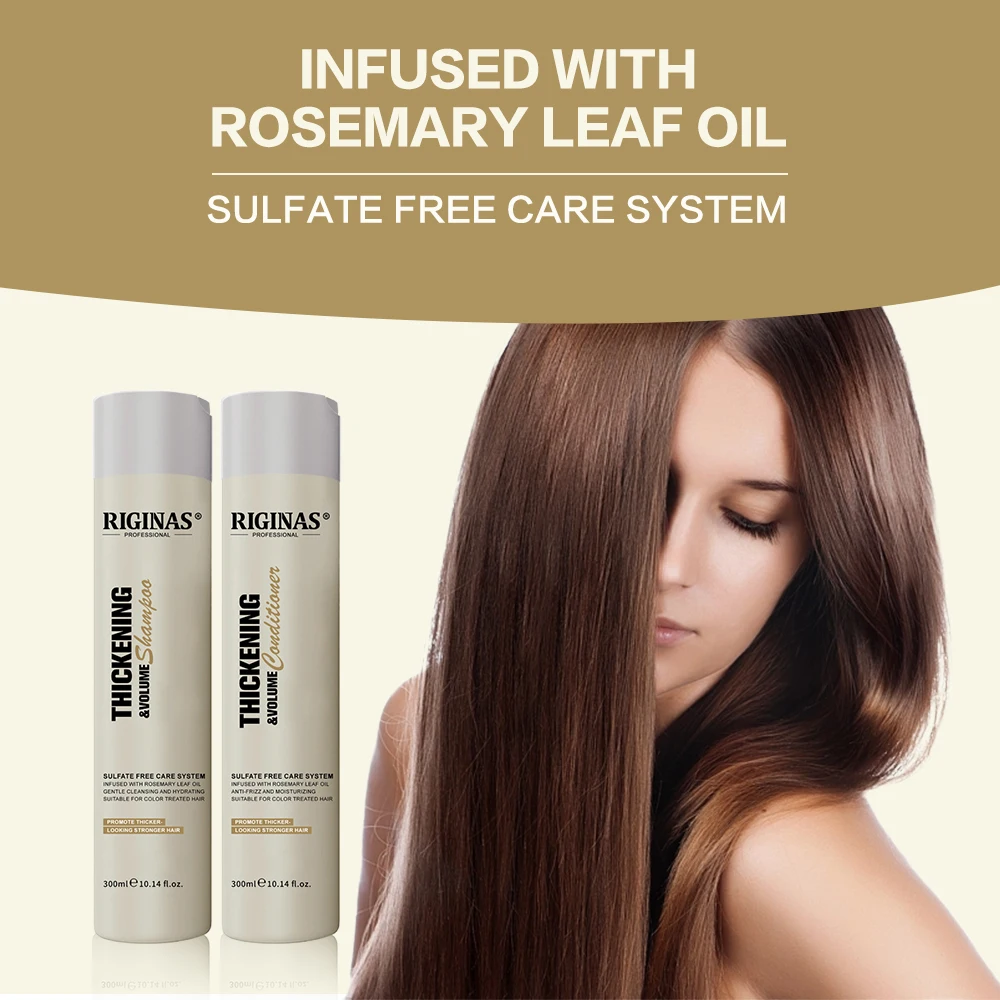 Riginas Private Label Vegan Sulfate Free Biotin Shampoo And Conditioner Professional Use Sulfate Free Shampoo
