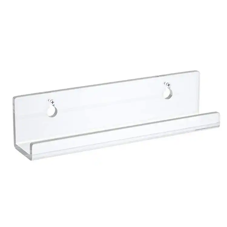 Acrylic Record Rack Cd Display Clear Shelf wall mount Album Display Shelves Vinyl Recorder floating Holder