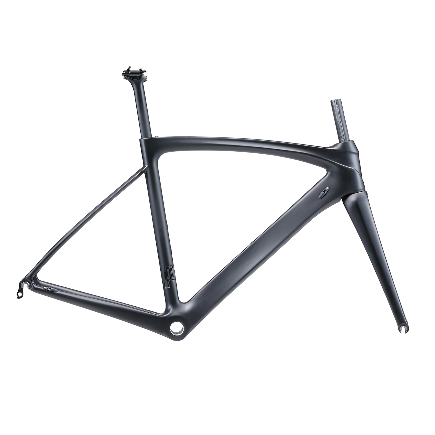 
Aero Full T800 Carbon Fiber 700C Road Bike Frame Lightweight Racing Bicycle Frameset with Fork and Seatpost 