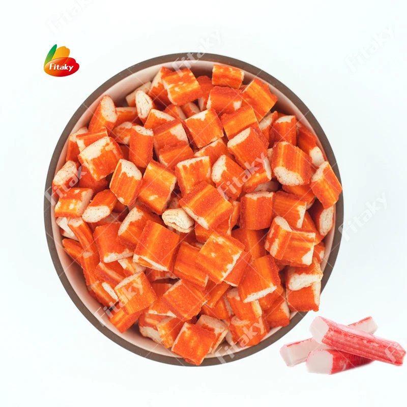 Сурими крабовый кусок крабового мяса хлопья сурими Крабовая палочка имитация