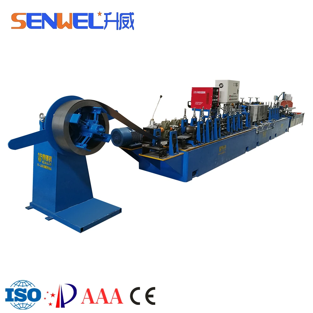 SENWEL Stainless Steel Profile Production Line Metal Pipe Machine To Make Metal Tubes