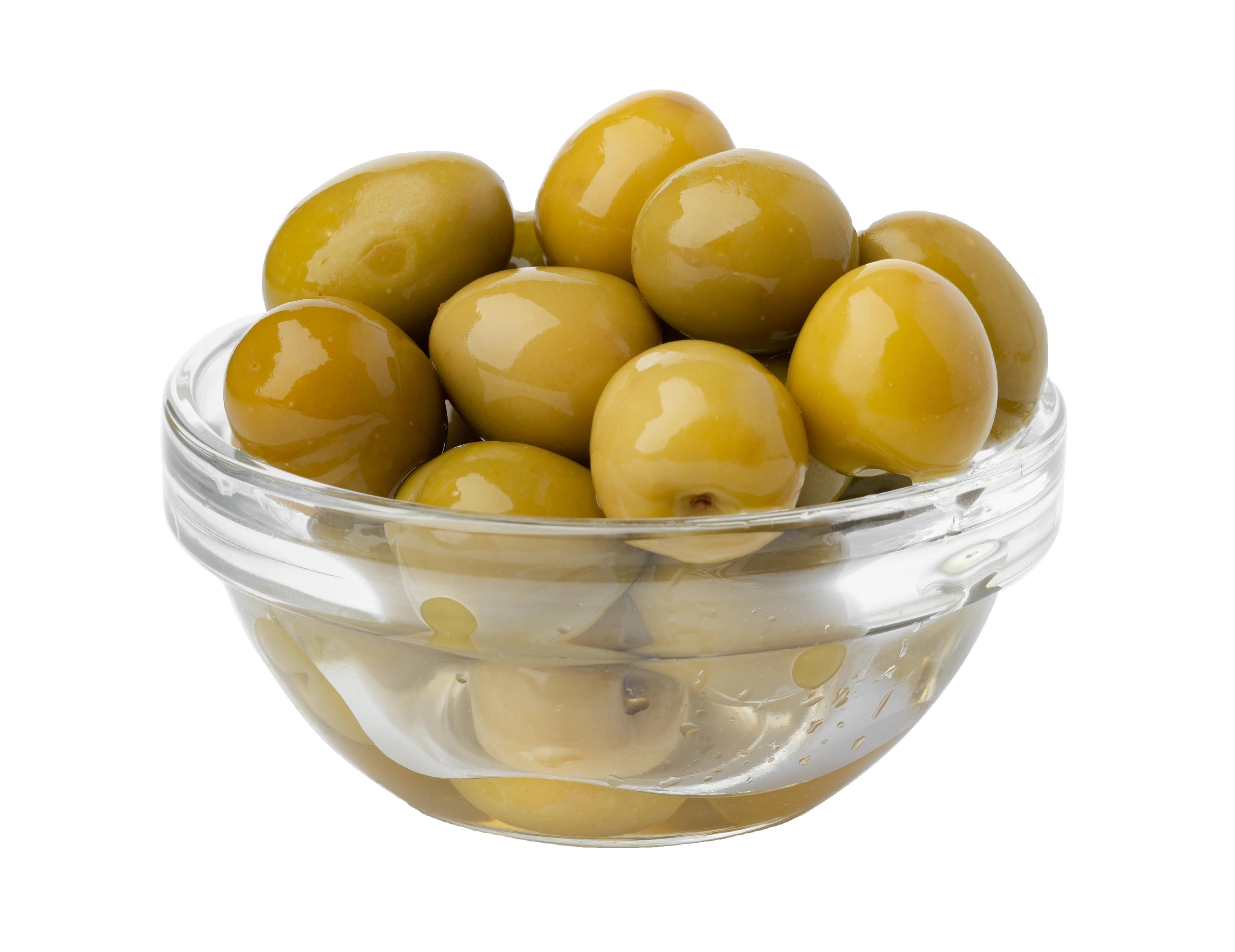 pitted green olives