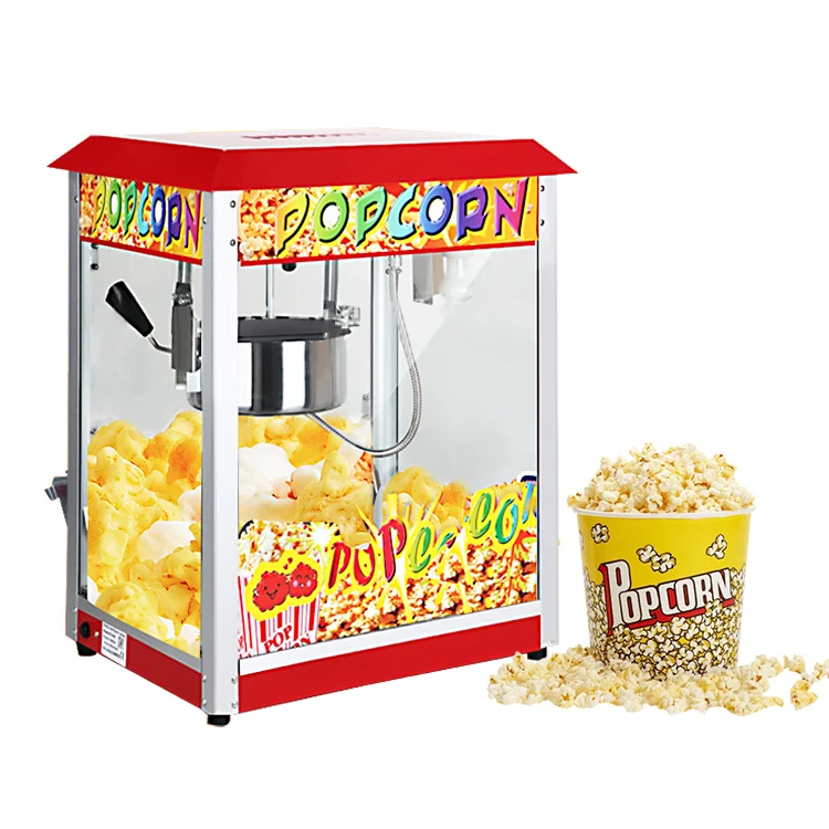 2024 Hot Sale Wholesale Factory Price Automatic Electric Pop Corn Maker Commercial Popcorn Machine Price Warm