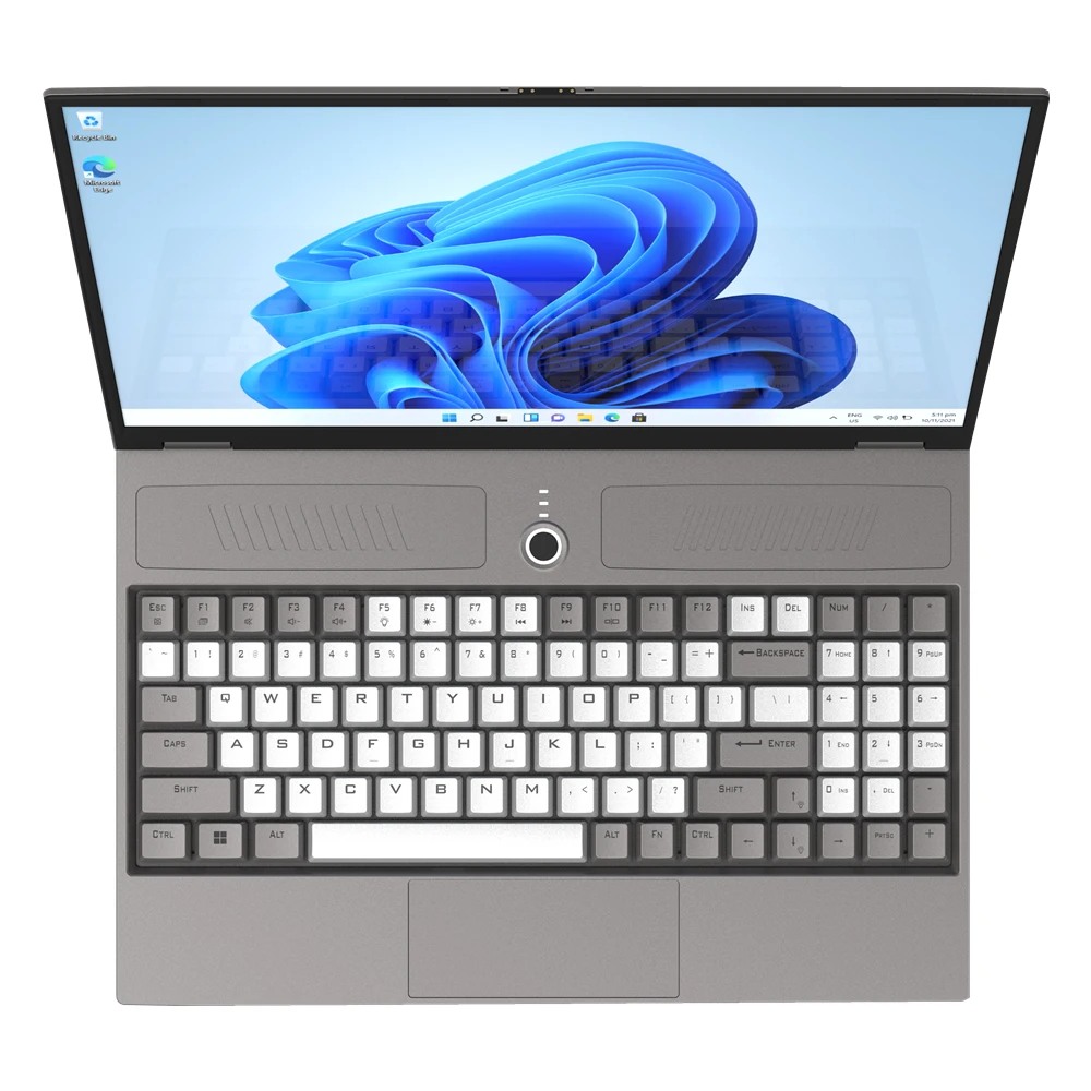 CRELANDER Gamer Notebook Computer 16 Inch 2.5K IPS Screen Intel Celeron N5105 Gaming Laptop With Blue Switch Mechanical Keyboard