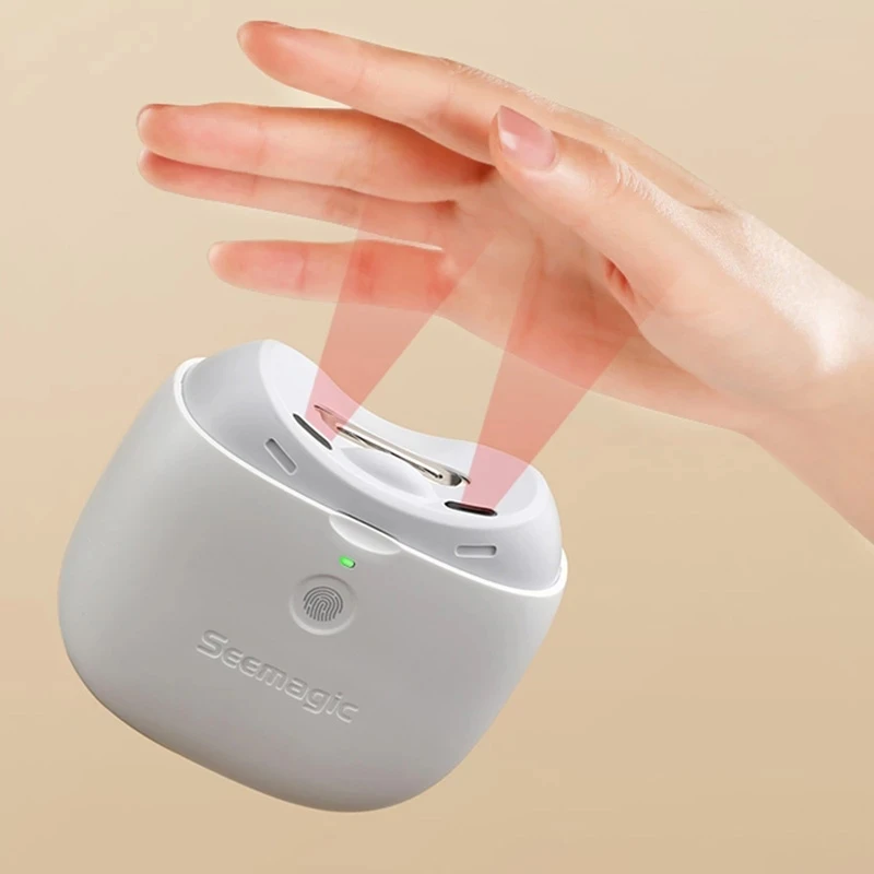 Seemagic Electric Automatic Nail Clippers with light pro Trimmer Nail Cutter Manicure