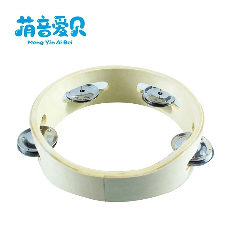 
Wholesale Wood percussion headless jingle Tambourine Wood Tambourine Headless 