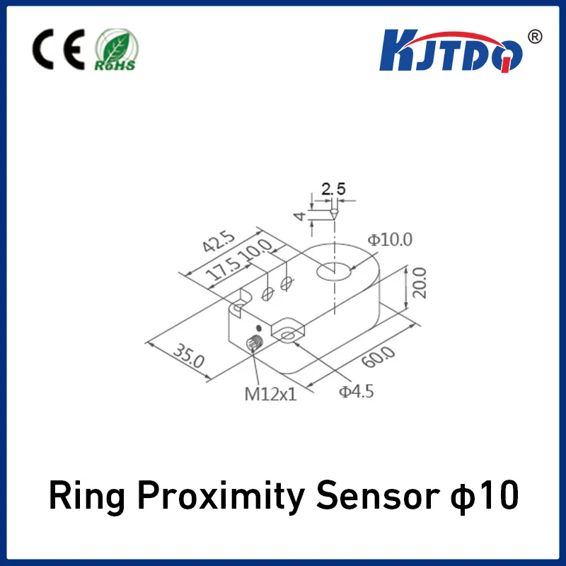 KJT New Choose T10 Ring Type Inductive Proximity IFM Sensor With 10-36V DC Voltage