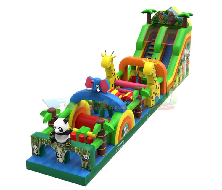 Jeux gonflables a vendre bounce house kids items animal inflatable obstacle courses wholesale