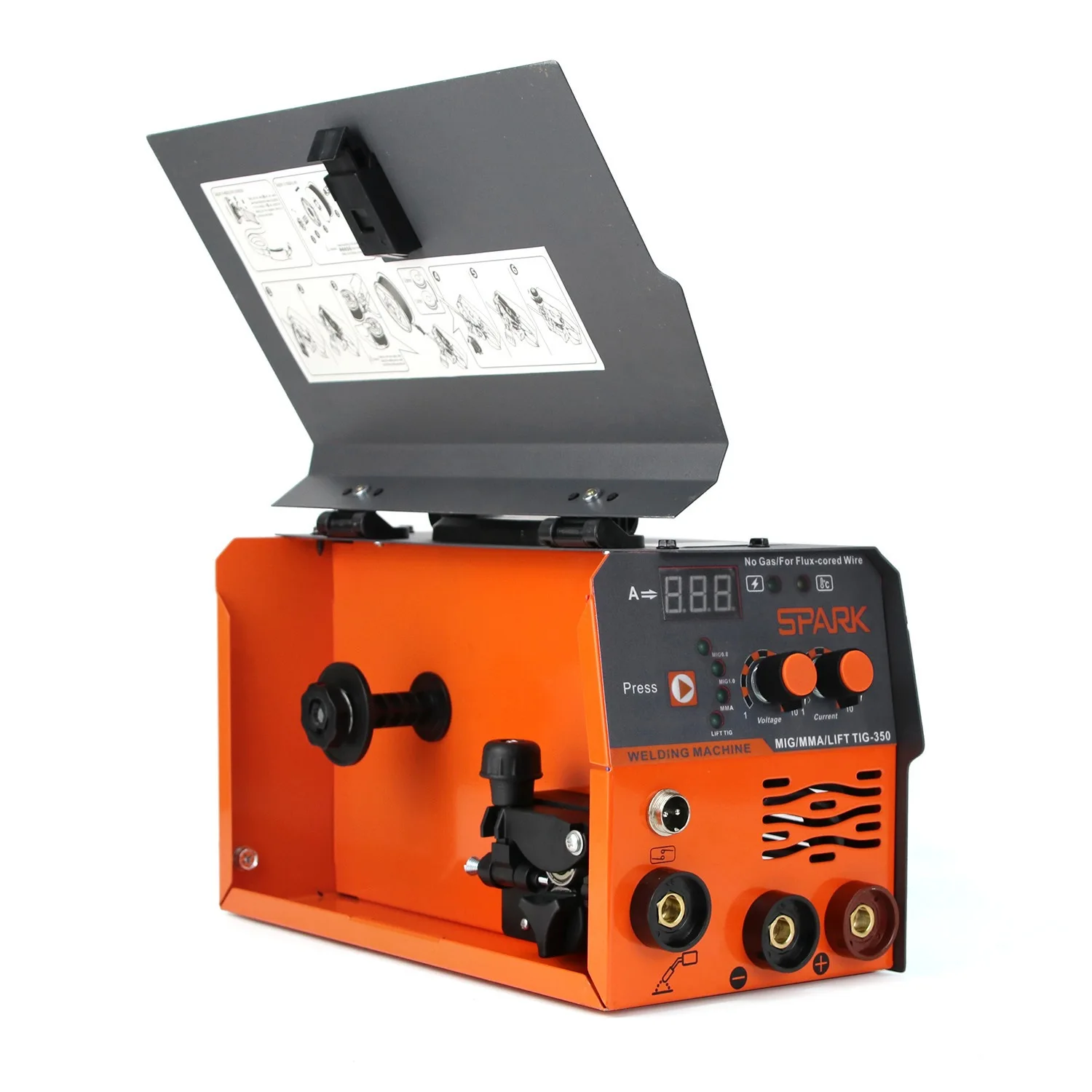 Gas-free DPM Manual Argon Arc Welding Three-in-one Welding Machine Home Gas MIG/MAG/TIG/MMA Welding Machine