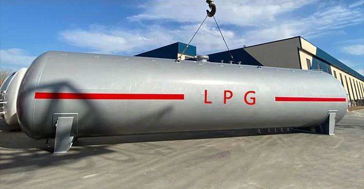 5-230M3 Above ground High Capacity carbon steel LPG Storage Tank underground on sale bulk Gas Storage Tank for fuel station
