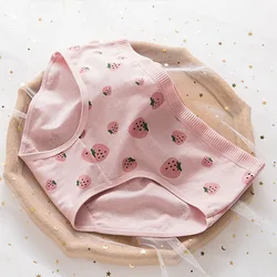 Wholesale Cheap Comfortable Cotton Printing Girl Panties Mid-waist Large Size Women Underwear Briefs