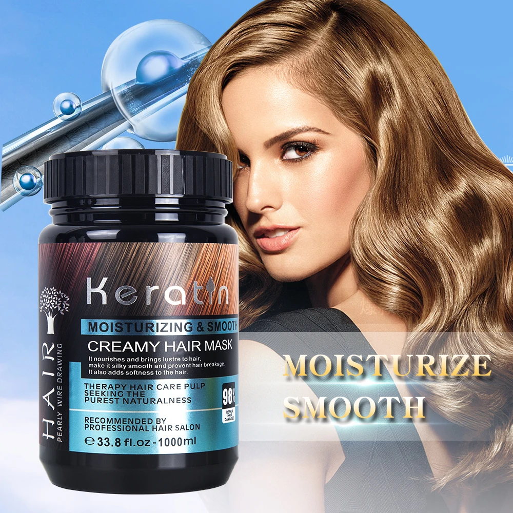 Hot selling 8 second repair hair mask deep conditioning organic coconut collagen treatment keratin hair mask