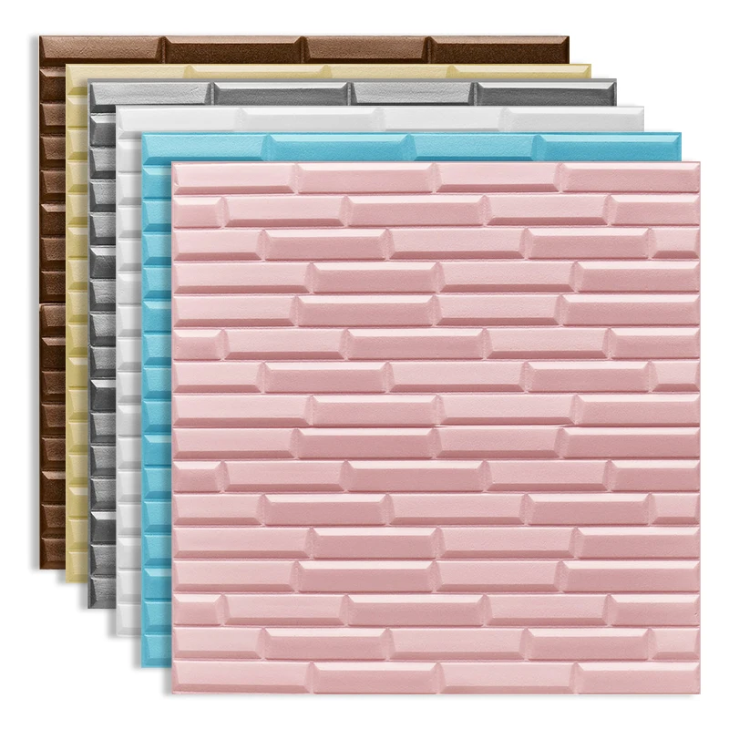 Wall Stickers 3D Home Decoration For Bed Room  Foam Wall Sticker Wholesale Living Room