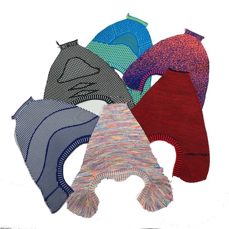 Wholesale summer women&men shoe knit sports shoes uppers