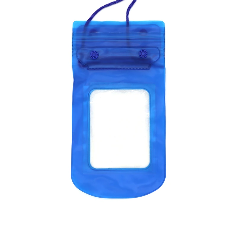 Waterproof multipurpose touch screen PVC cell phone case with watertight lock