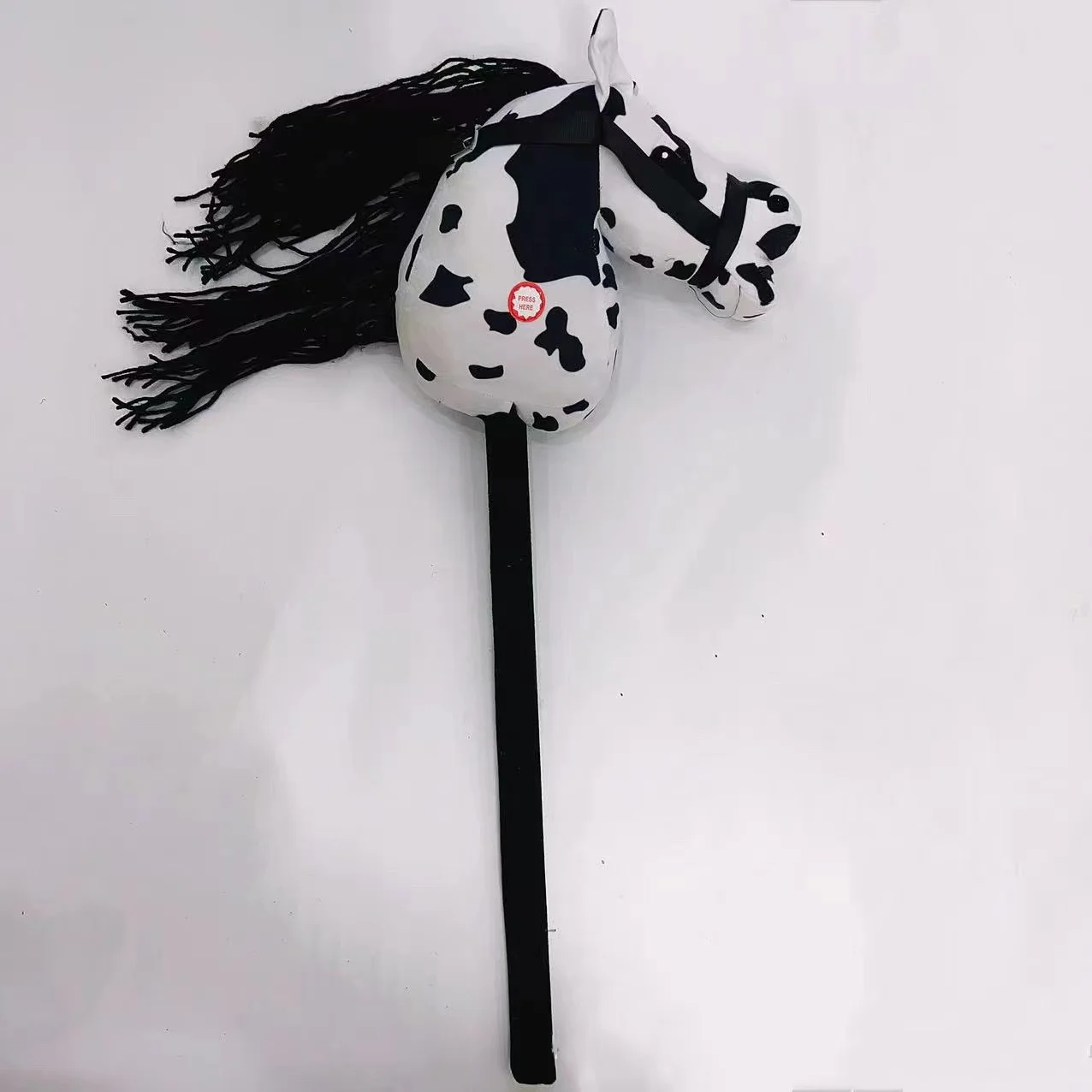 New Unicorn Hobby Horse Stick Head Riding Plush Toy Horse Riding Stick With Horse Sounds