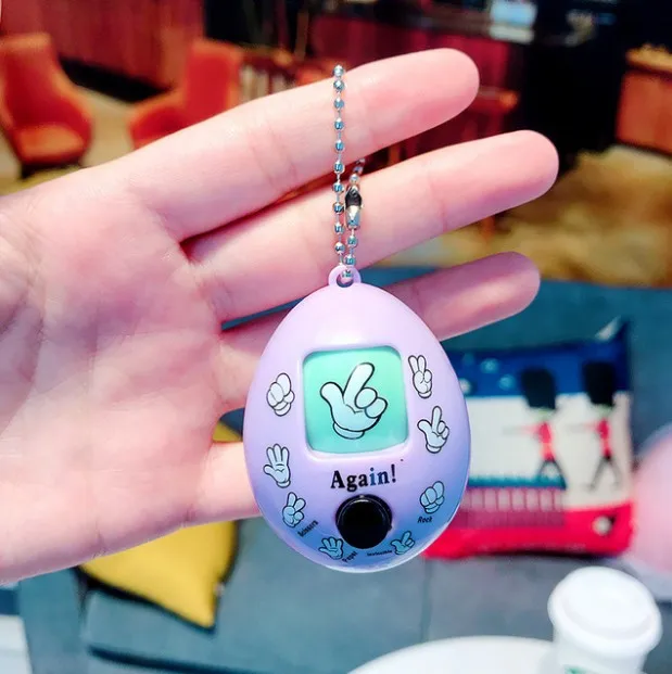 Toy guessing game fair showdown creative egg Rock-paper-scissors cloth guessing boxing gashapon ball new strange toy gift