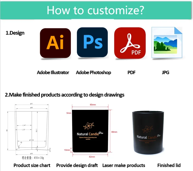 New Style Wholesale Soy Wax Round Glass Candle Jar Pearl Luxury Bamboo Wood Lid 6oz 8oz 10oz 16oz 17oz Candle Jar with Lid