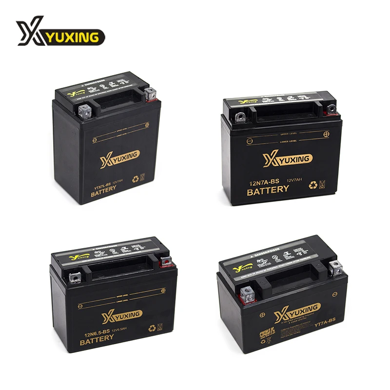 High Quality 50cc 80cc 100cc 125cc 150cc 200cc 250cc Electric 12v Motorcycle Battery