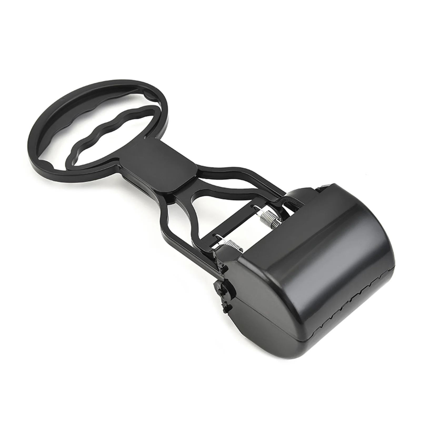 Long handled dog poop scoop for garden cleaning pet poop spatula claw with spring high elasticity