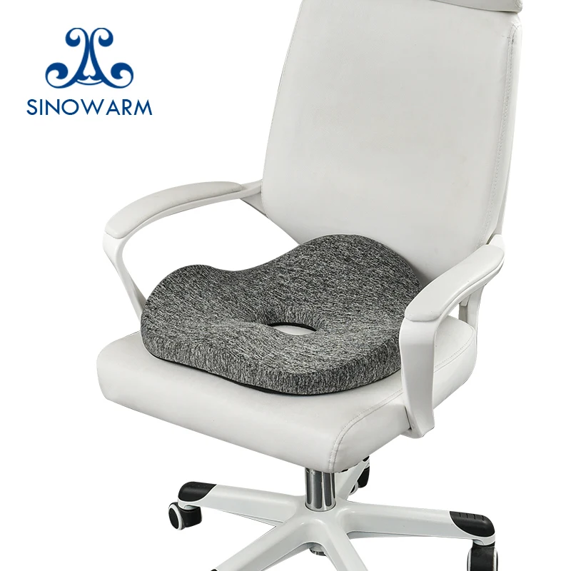 Factory Supply Office Chair Cushion Coccyx Pressure Relief Memory Foam Comfort Orthopedic Seat Cushion