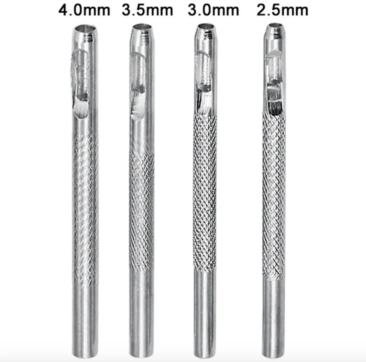 Round hole manual tool needle punch for punching belt leather paper crafts