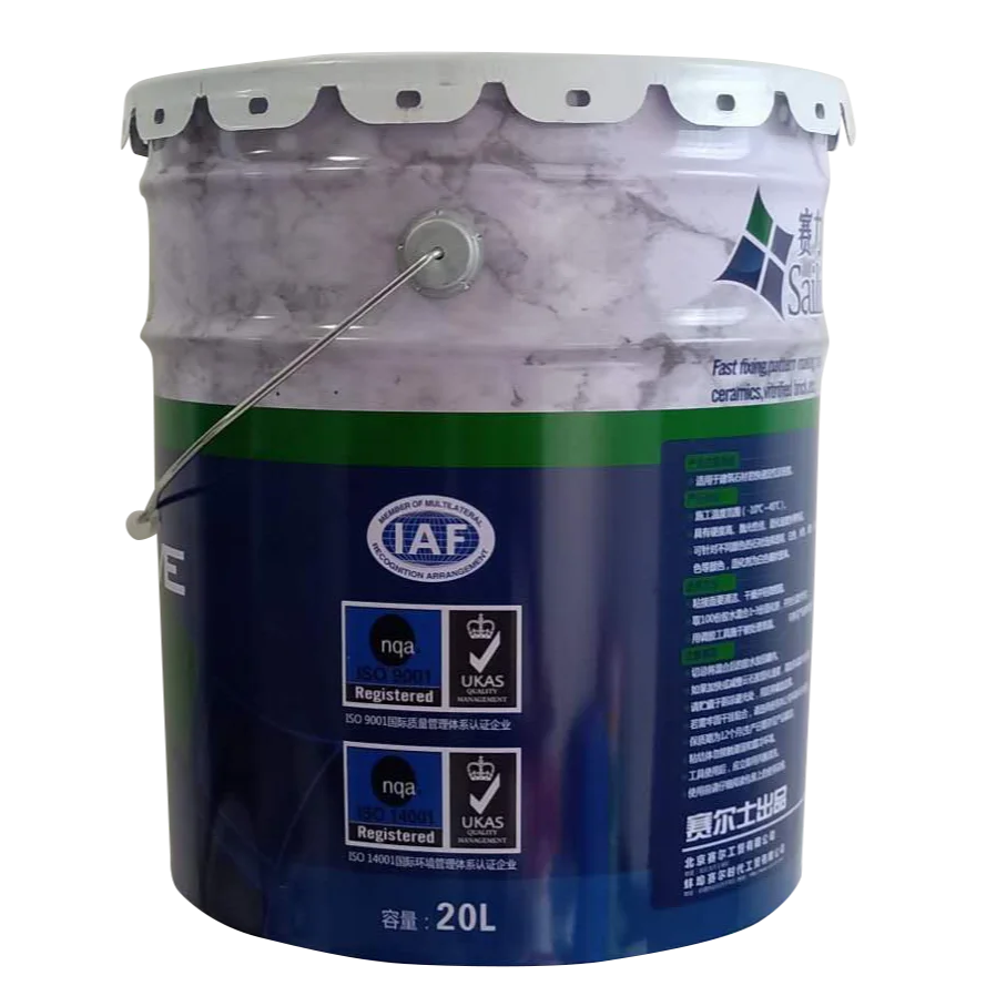 16L tinplate steel metal bucket for paint, coating and other chemical products packaging