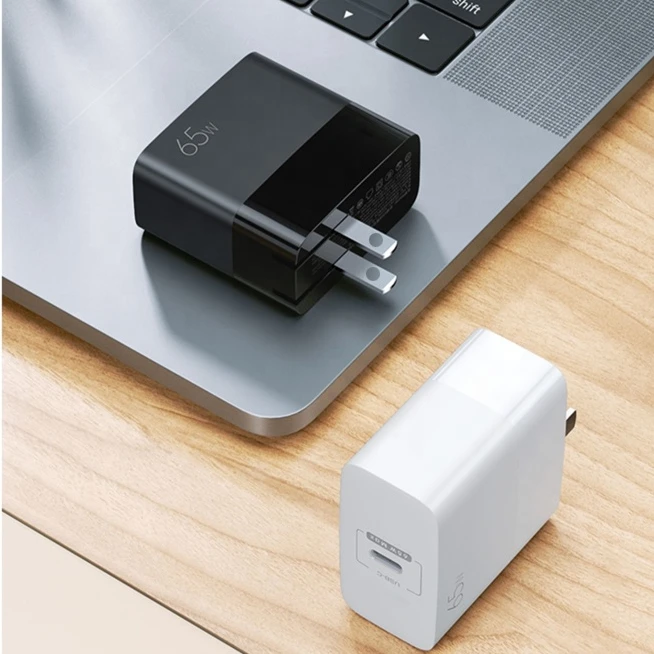 2021 Best Product GaN Charger 65W PD Fast Travel Wall GaN 65W Charger for iPhone iPad Macbook