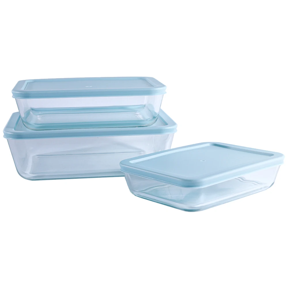 Disposable Square Glass Bakeware for Oven Cooking Banquet Daily Use & Cake Dinner Oval & round Pattern Baking Pan Box Packaging