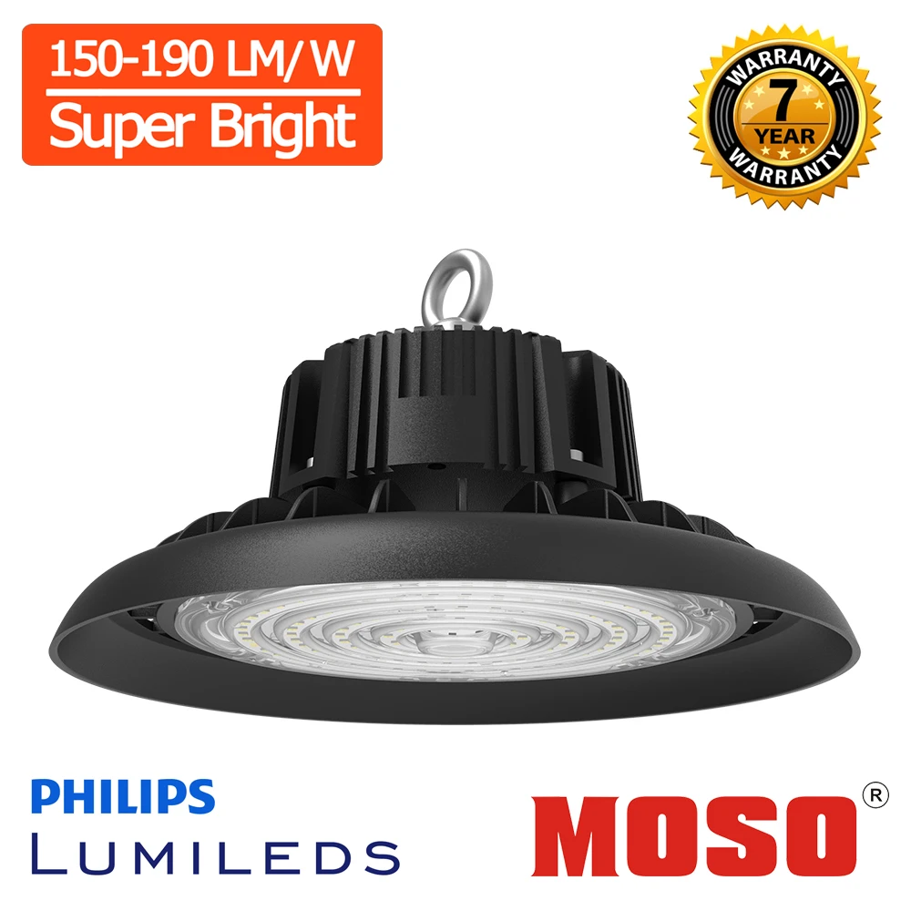 IP65 Industry 150lm/w 190lm/w IP65 High Bay 200W LED Warehouse New Design 240W 100W 150W UFO LED High Bay Light 150W