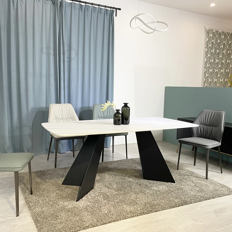 Modern home furniture Restaurant table Luxury dining table and chairs with table