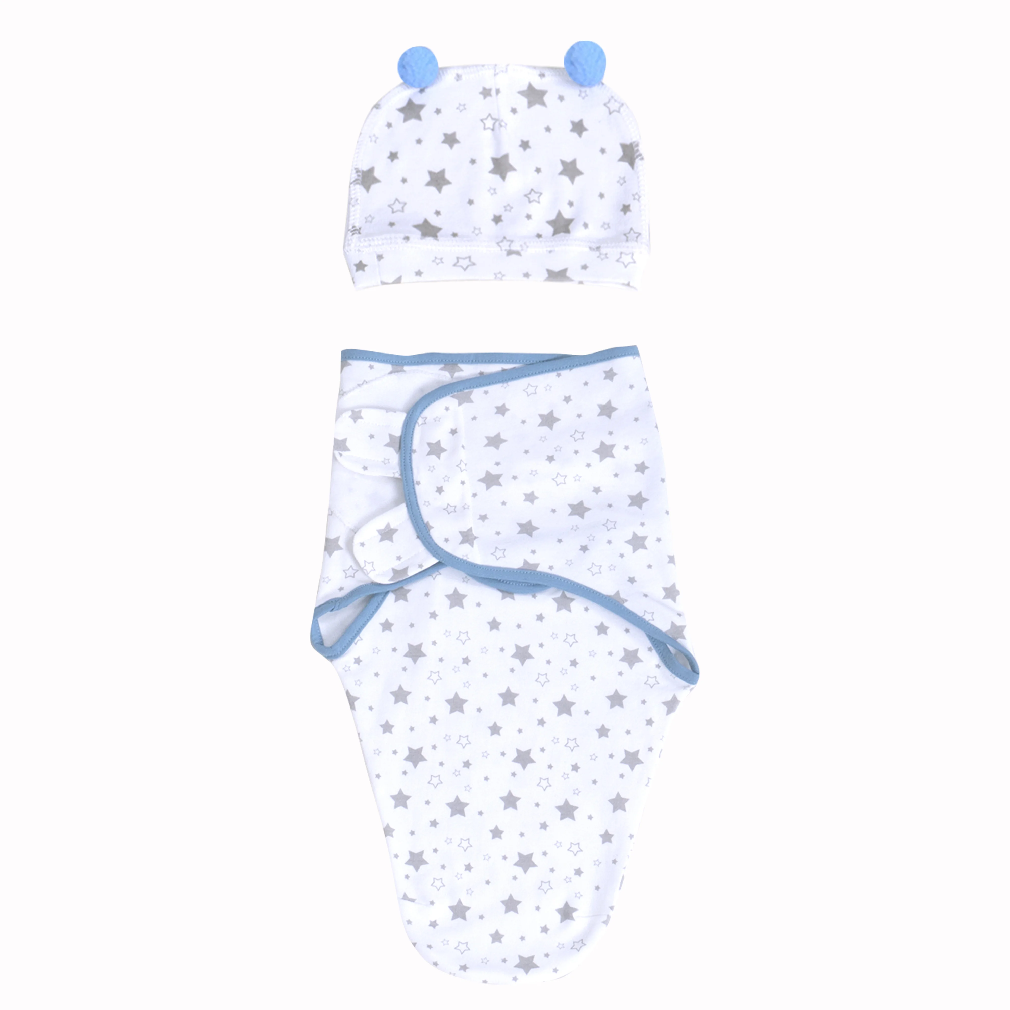 
Wholesale Newborn Baby Sleeping Bag 2020 Cartoon Printed 100% Cotton Baby Set Eco-friendly Baby Blanket 